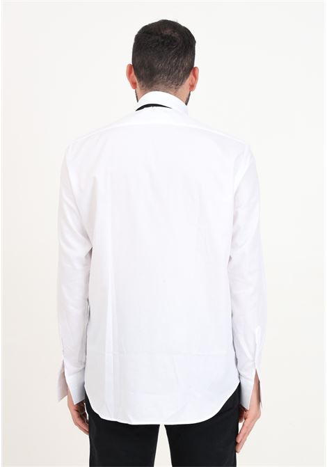 Camicia manica lunga bianca da uomo adatta per gemelli IM BRIAN | CA2939BIANCO